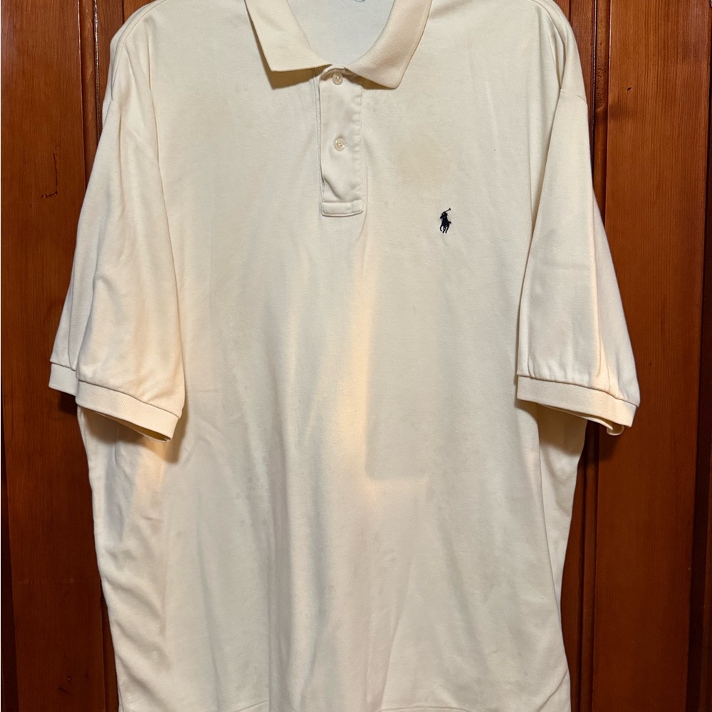 Polo by Ralph Lauren Cream Classic Polo Shirt